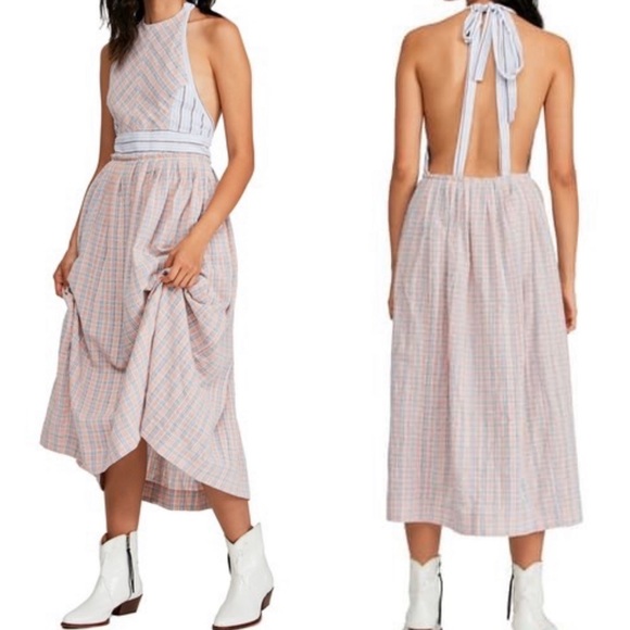 Free People Dresses & Skirts - Free People Color Theory Midi Dress Medium